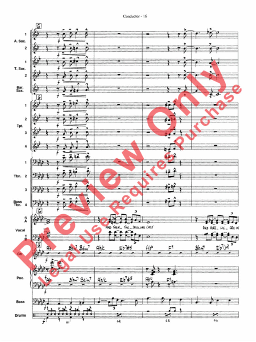 At Last Jazz Ensemble scores gallery preview page 18