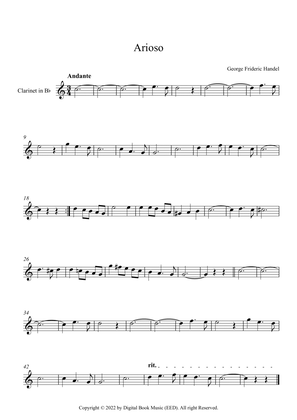 Arioso - George Frideric Handel (Clarinet)
