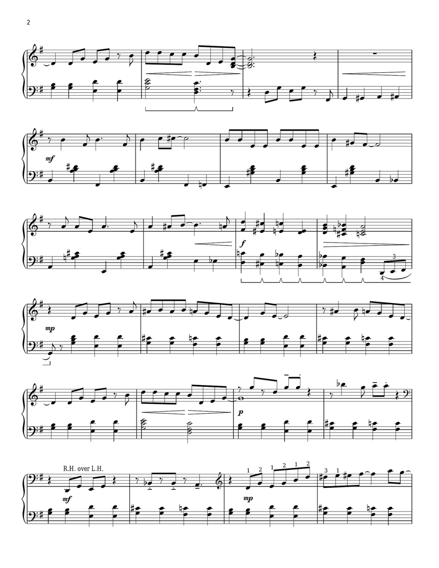 Santa Baby (arr. Phillip Keveren) Piano Solo scores gallery preview page 2