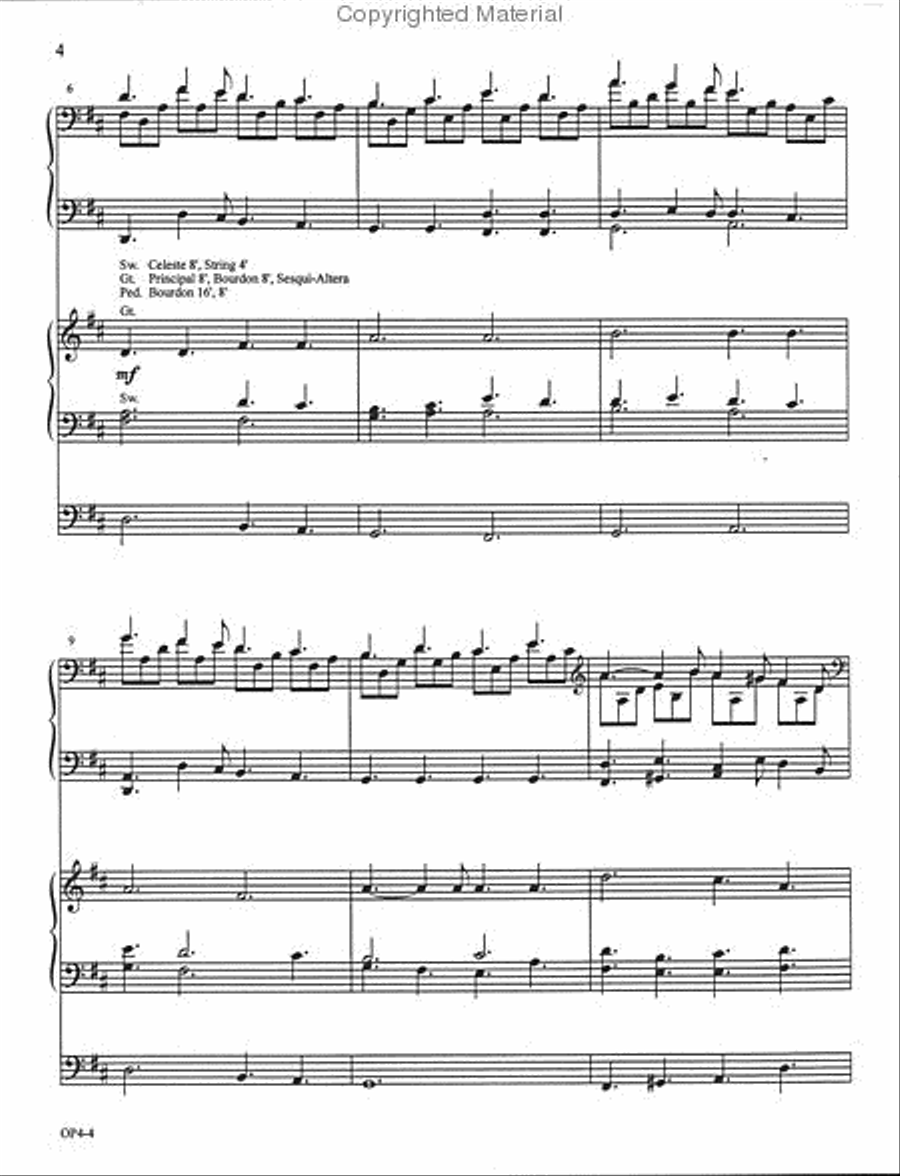 Prelude on NICAEA - Organ and Piano Duet Organ scores gallery preview page 3