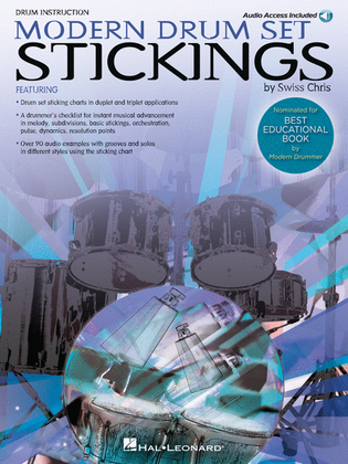 Book cover for Modern Drum Set Stickings