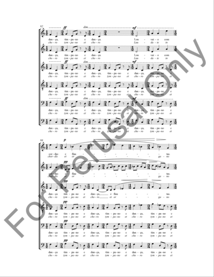 Salmo 150 4-Part scores gallery preview page 9