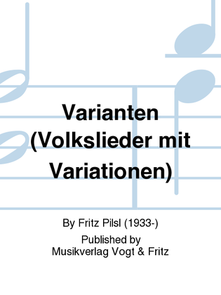 Varianten (Volkslieder mit Variationen)