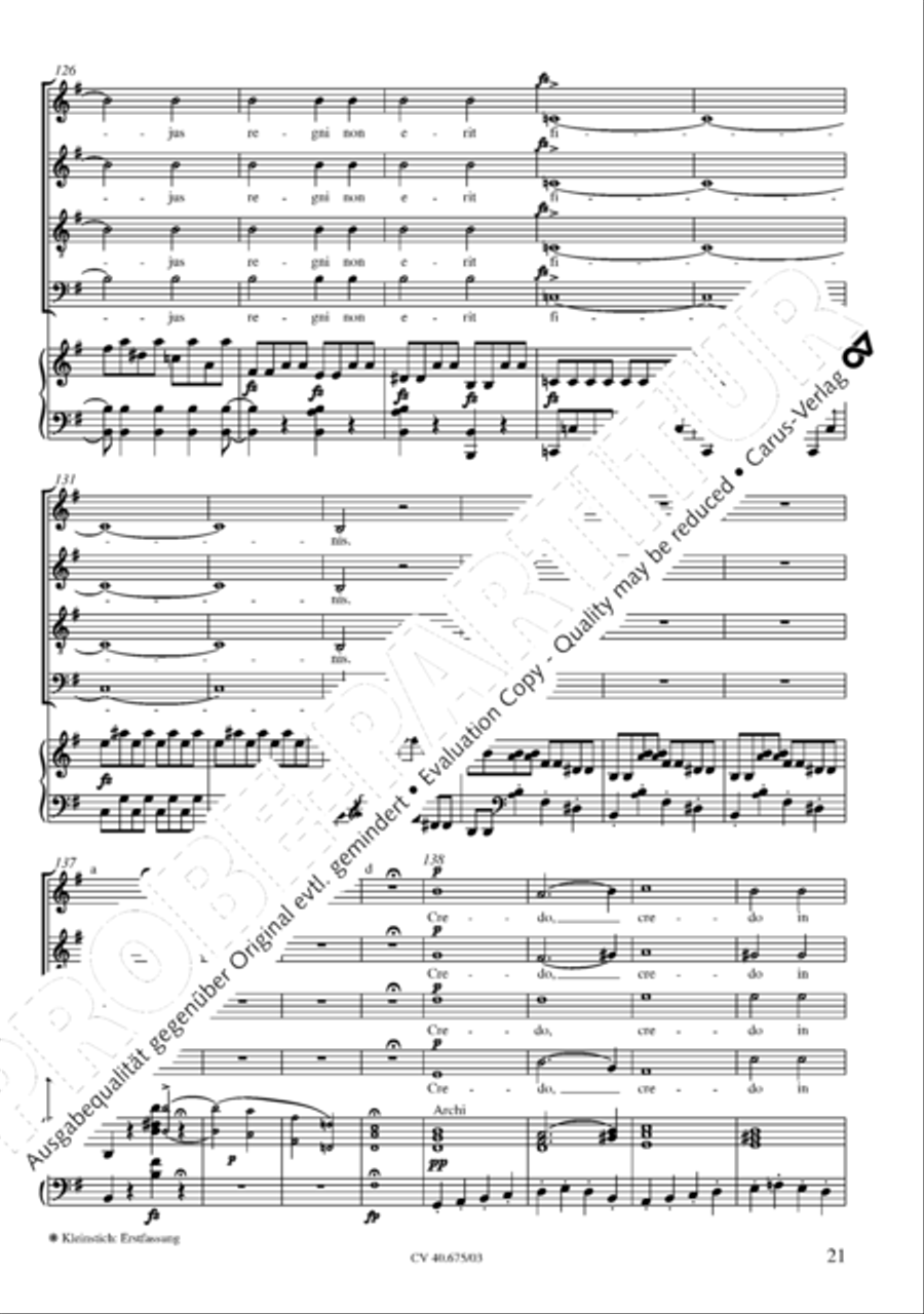 Mass in G Major Mass in G Major STB scores gallery preview page 22