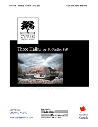 Book cover for Three Haiku