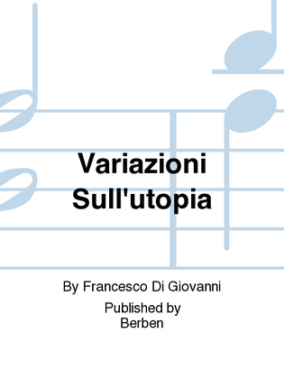 Book cover for Variazioni Sull'Utopia