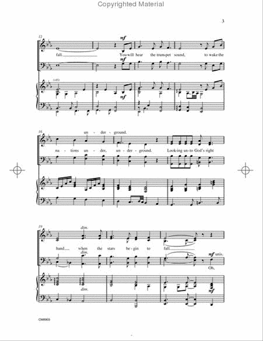 My Lord, What A Morning My Lord, What A Morning 3-Part scores gallery preview page 3