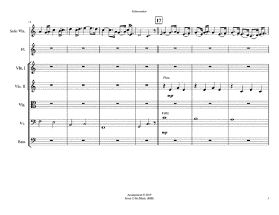 Killiecrankie Killiecrankie String Orchestra scores gallery preview page 4