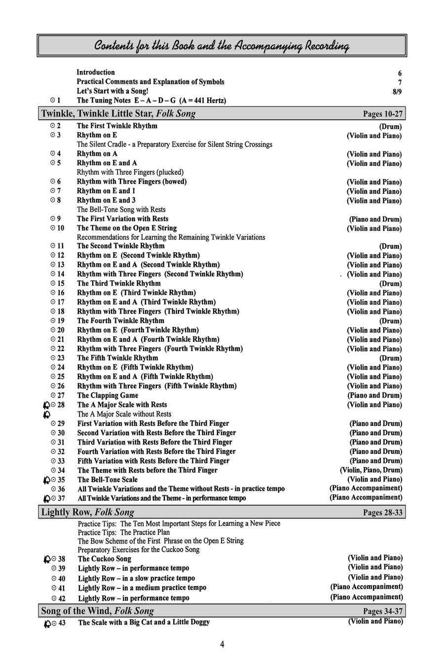 Step by Step 1A -- An Introduction to Successful Practice for Violin Violin Solo scores gallery preview page 2