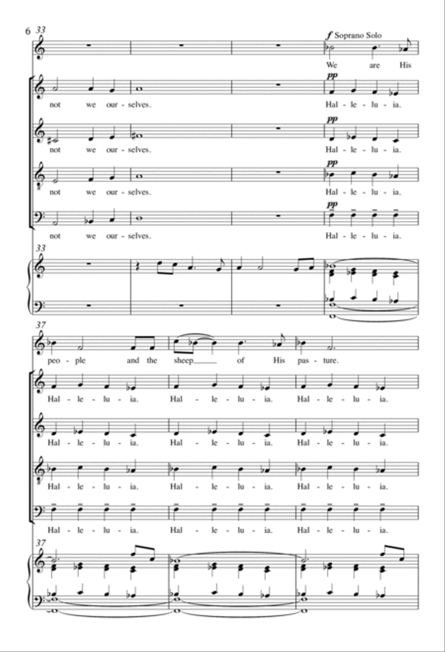 Clap Your Hands Clap Your Hands 4-Part scores gallery preview page 5