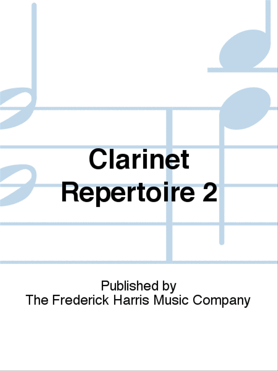 Clarinet Repertoire 2