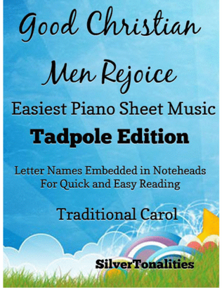 Book cover for Good Christian Men Rejoice Easy Piano Sheet Music 2nd Edition