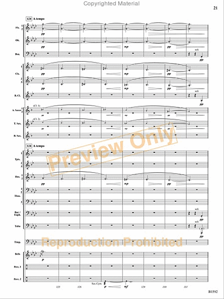 Dance of the Trolls Concert Band scores gallery preview page 54