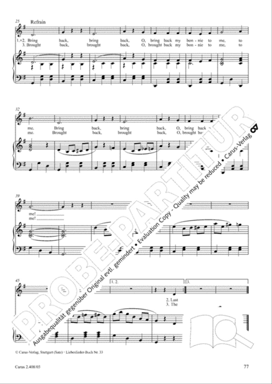 Love songs. Collection for voice & piano. 80 arrangements for weddings and celebrations Voice scores gallery preview page 56