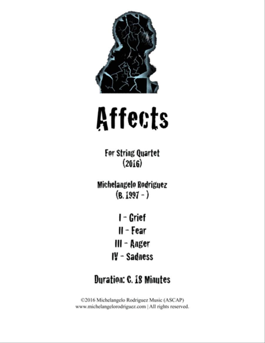 Affects String Quartet scores gallery preview page 1