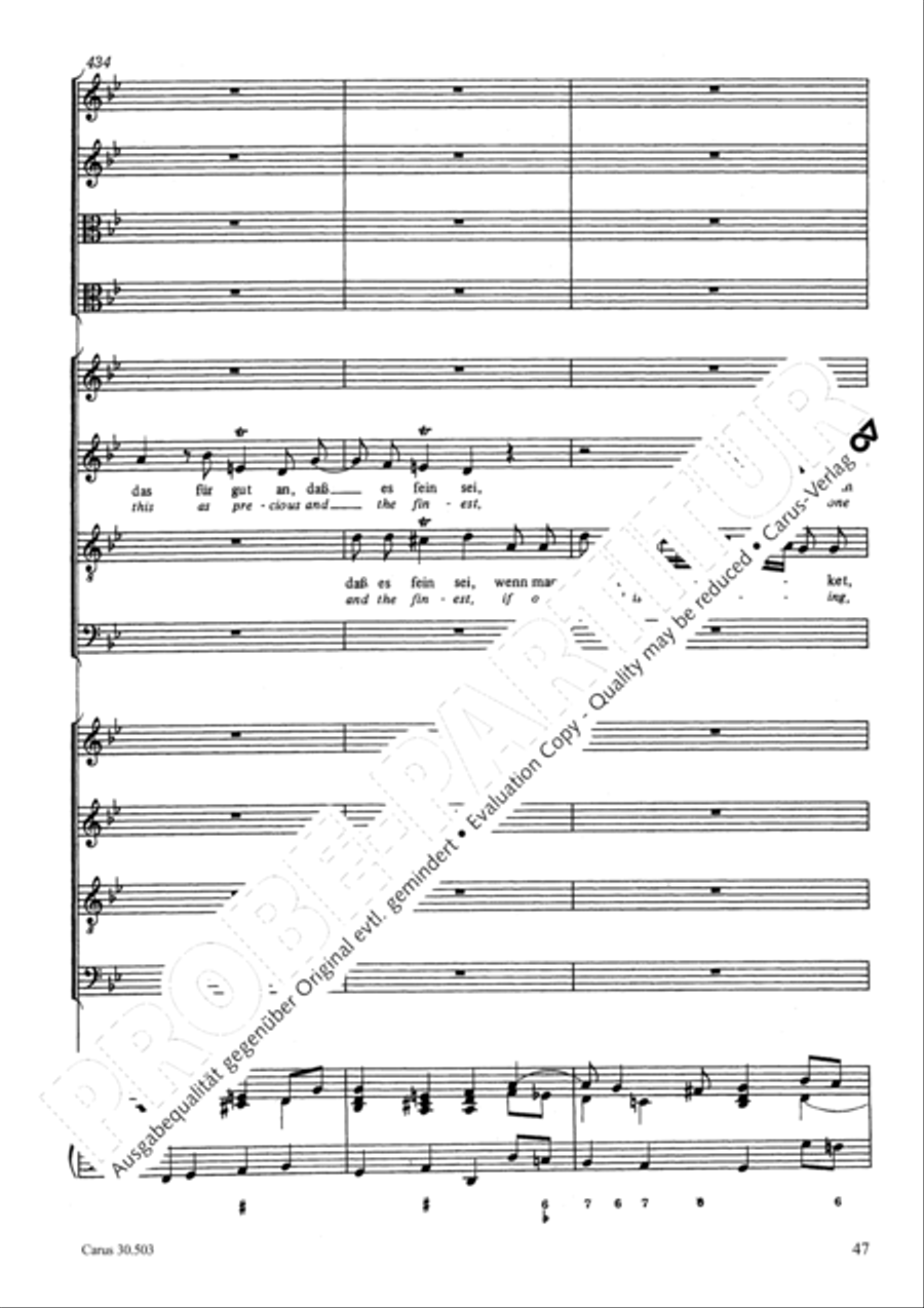 My beloved, you are fair (Meine Freundin, du bist schon) 4-Part scores gallery preview page 50