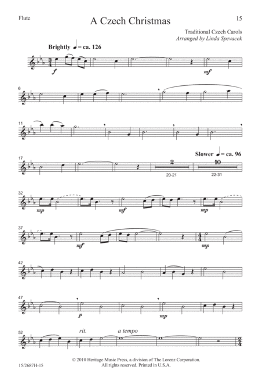 A Czech Christmas 3-Part scores gallery preview page 15