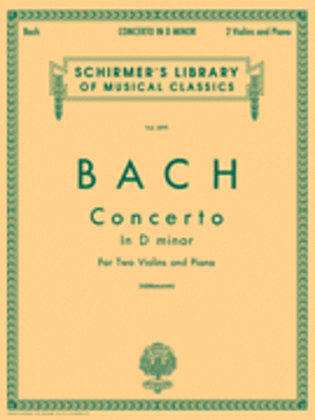 Book cover for Concerto D Minor Twv 42:H 1