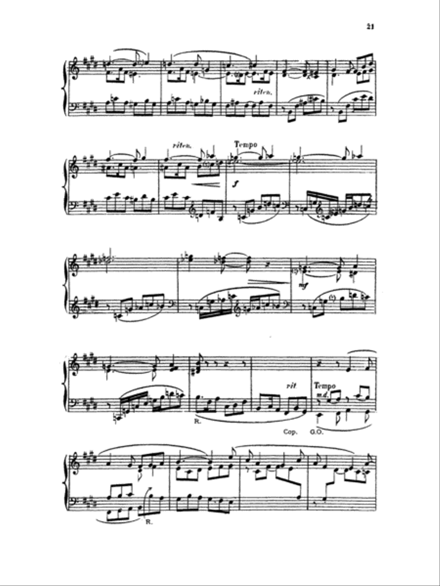 Vierne: Ten Pieces in Different Styles Organ scores gallery preview page 2