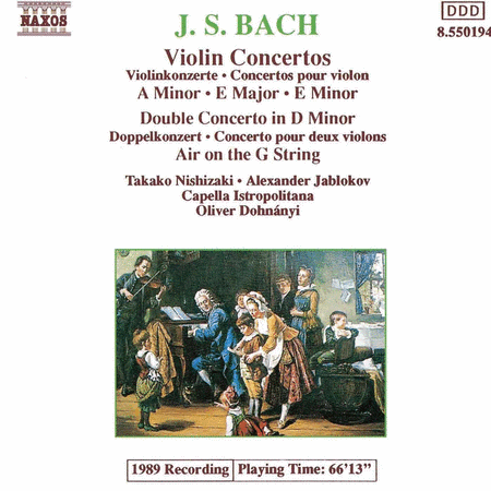 Violin Concertos BWV 1041-43 image number null