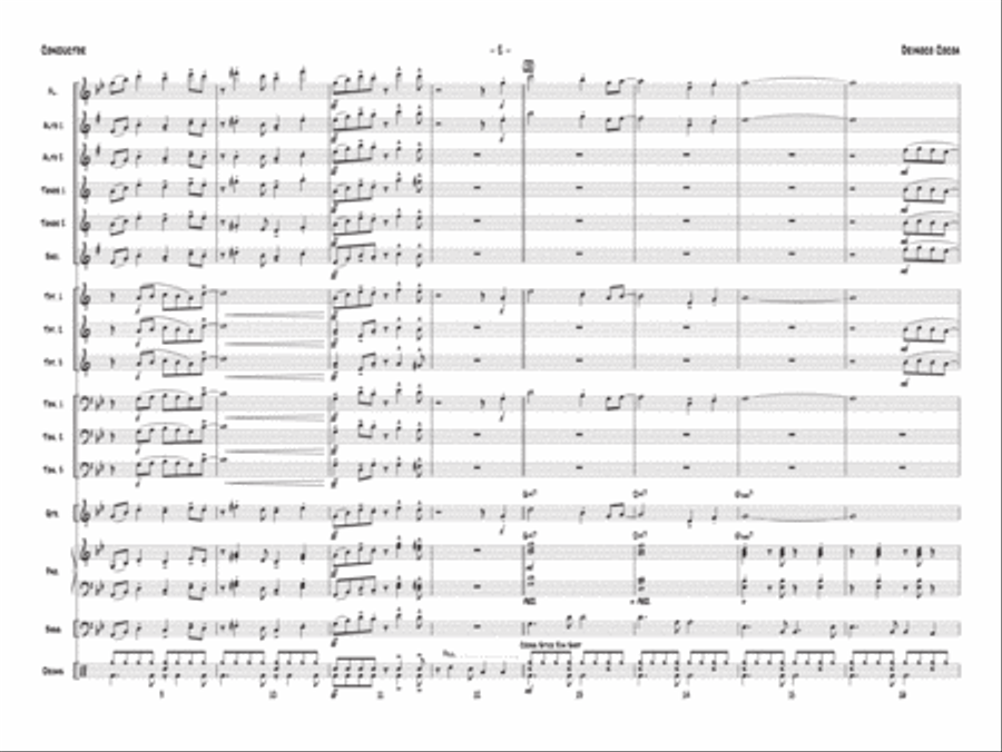 Orinoco Cocoa Jazz Ensemble scores gallery preview page 3