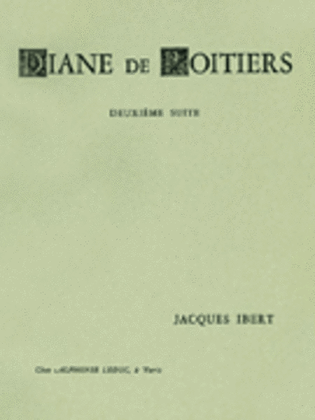 Book cover for Diane De Poitiers - Suite No. 2