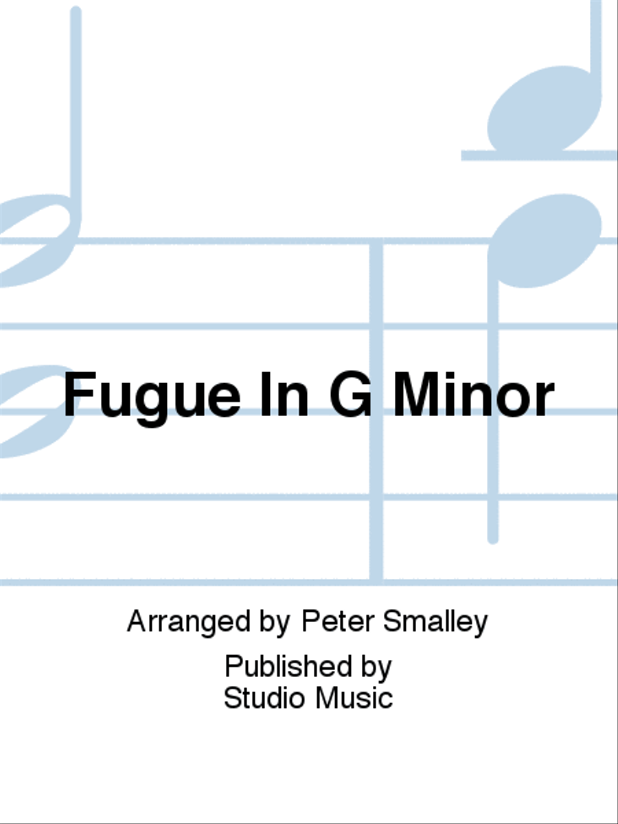 Fugue In G Minor Fugue In G Minor Tuba Quartet scores gallery preview page 1
