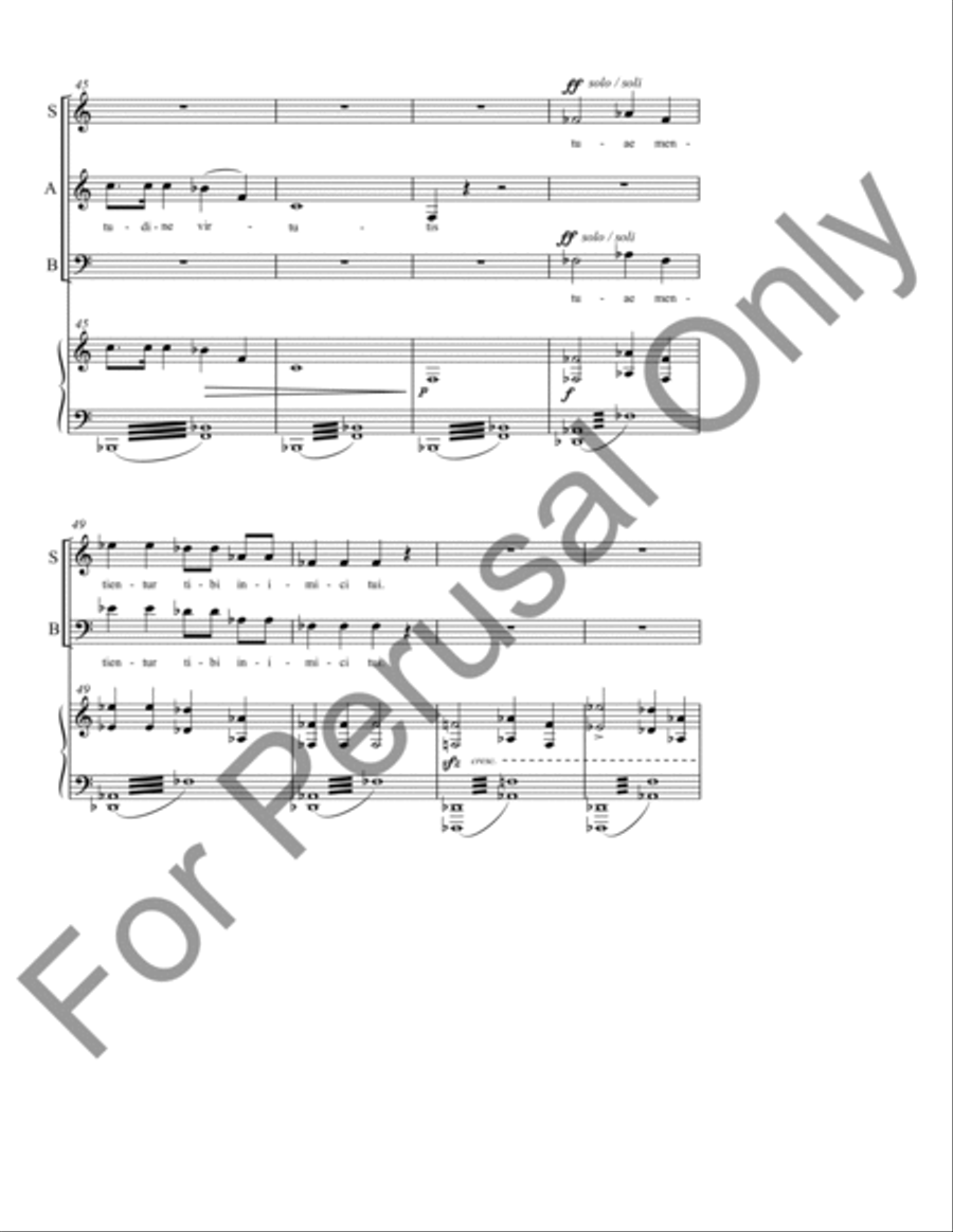 Jubilate (Choral Score) 4-Part scores gallery preview page 7