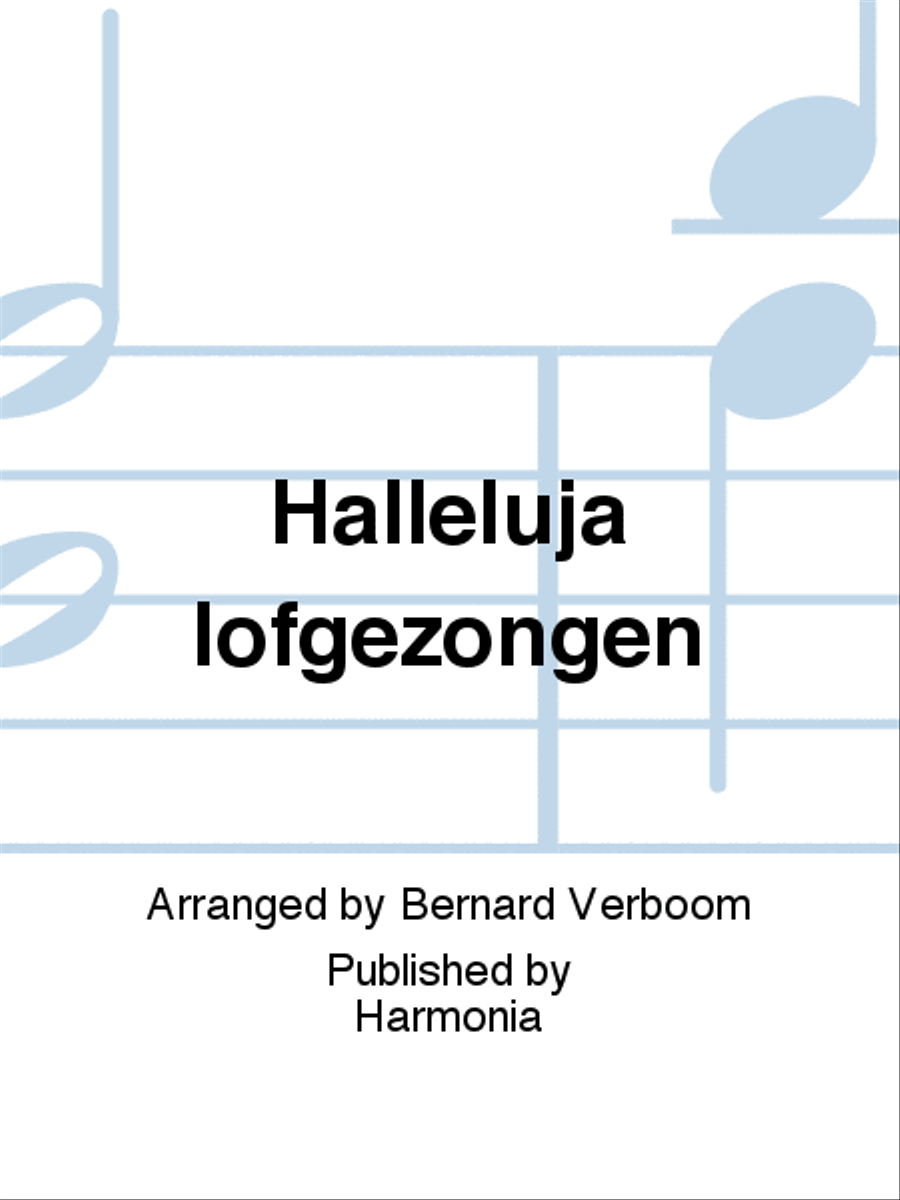 Halleluja lofgezongen TTBB scores gallery preview page 1