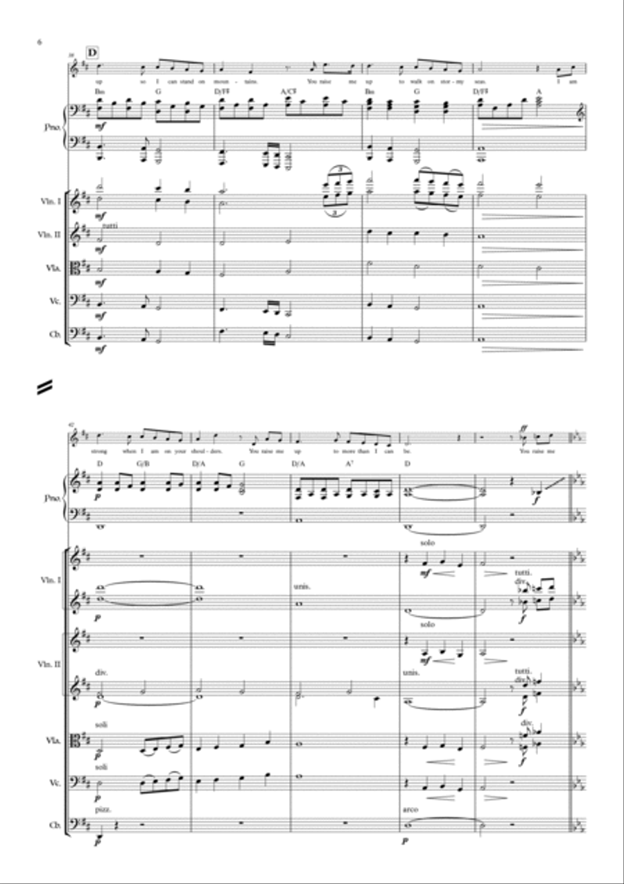 You Raise Me Up You Raise Me Up String Orchestra scores gallery preview page 6