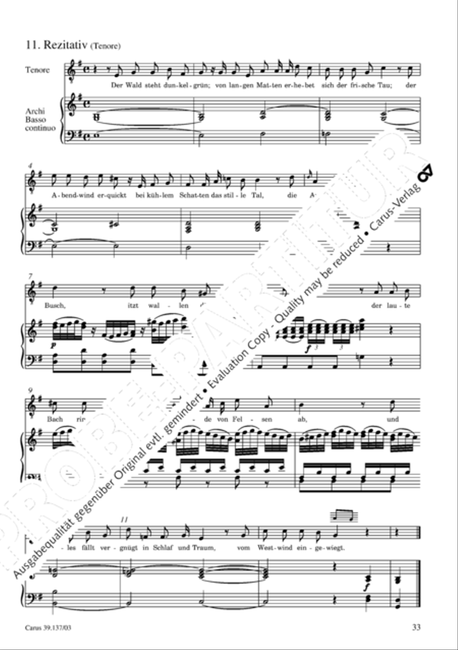Die Tageszeiten 4-Part scores gallery preview page 34