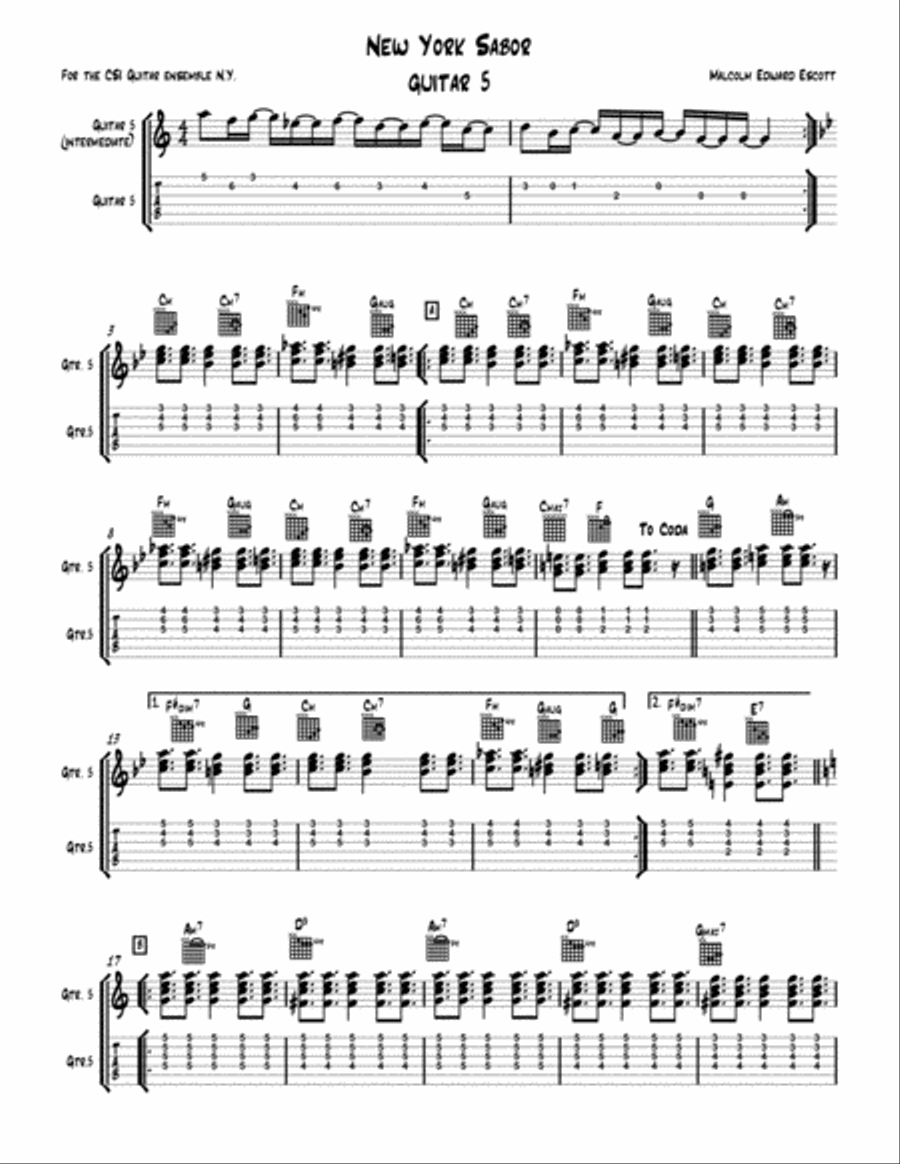 New York Sabor Guitar 5 image number null