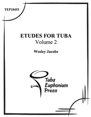 Book cover for Etudes for Tuba, Vol. 2