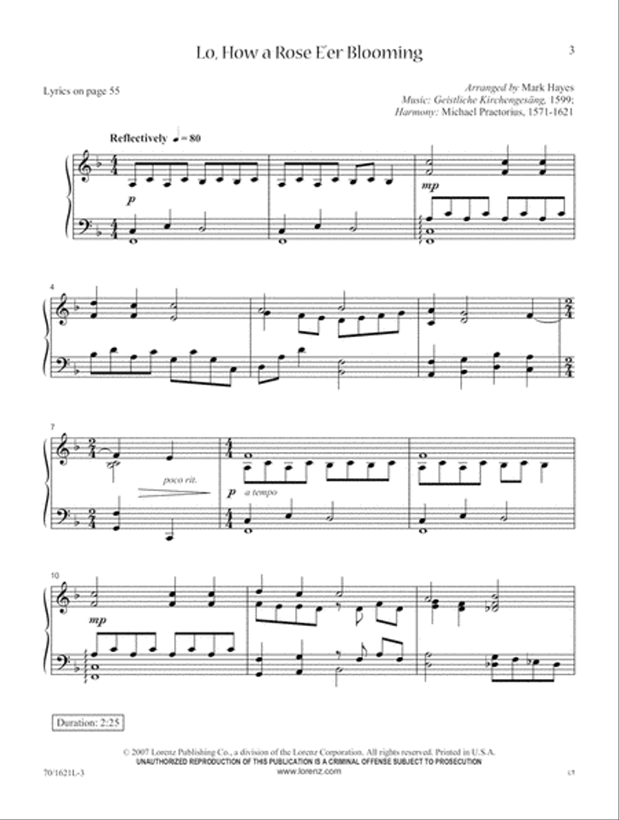 Mark Hayes: Carols for the Intermediate Pianist Piano Solo scores gallery preview page 3