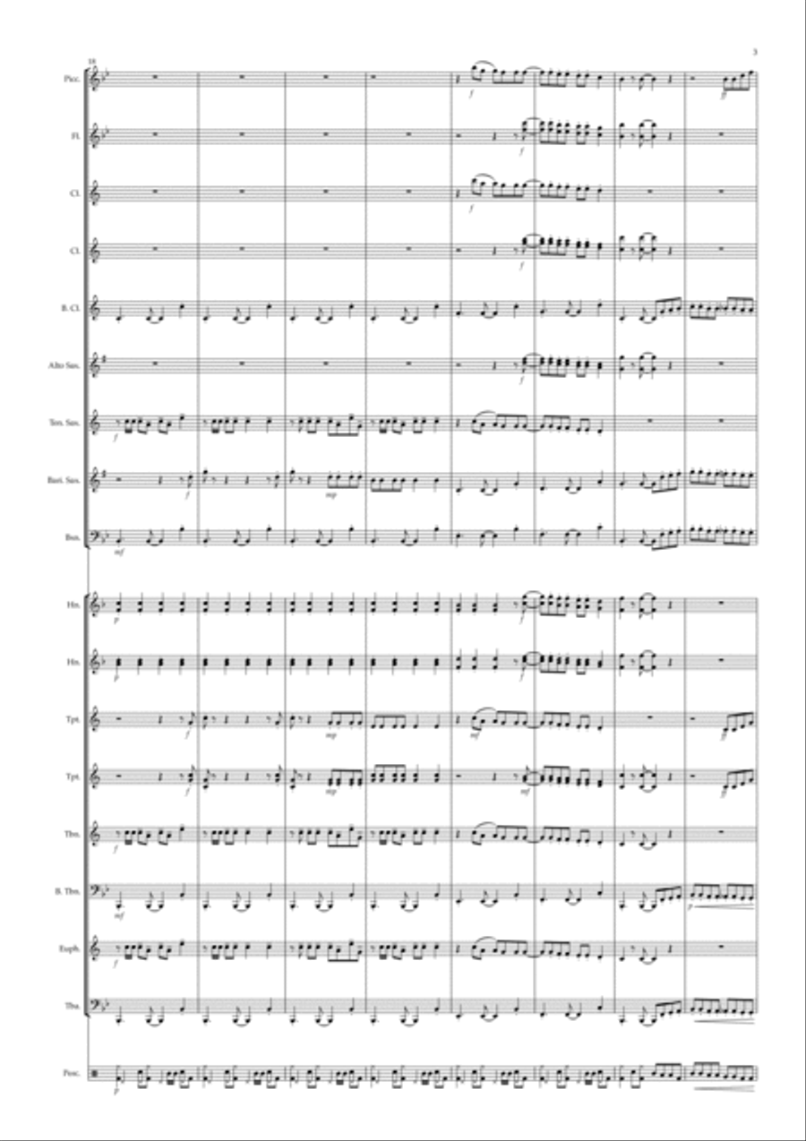 Made You Look Made You Look Concert Band scores gallery preview page 3