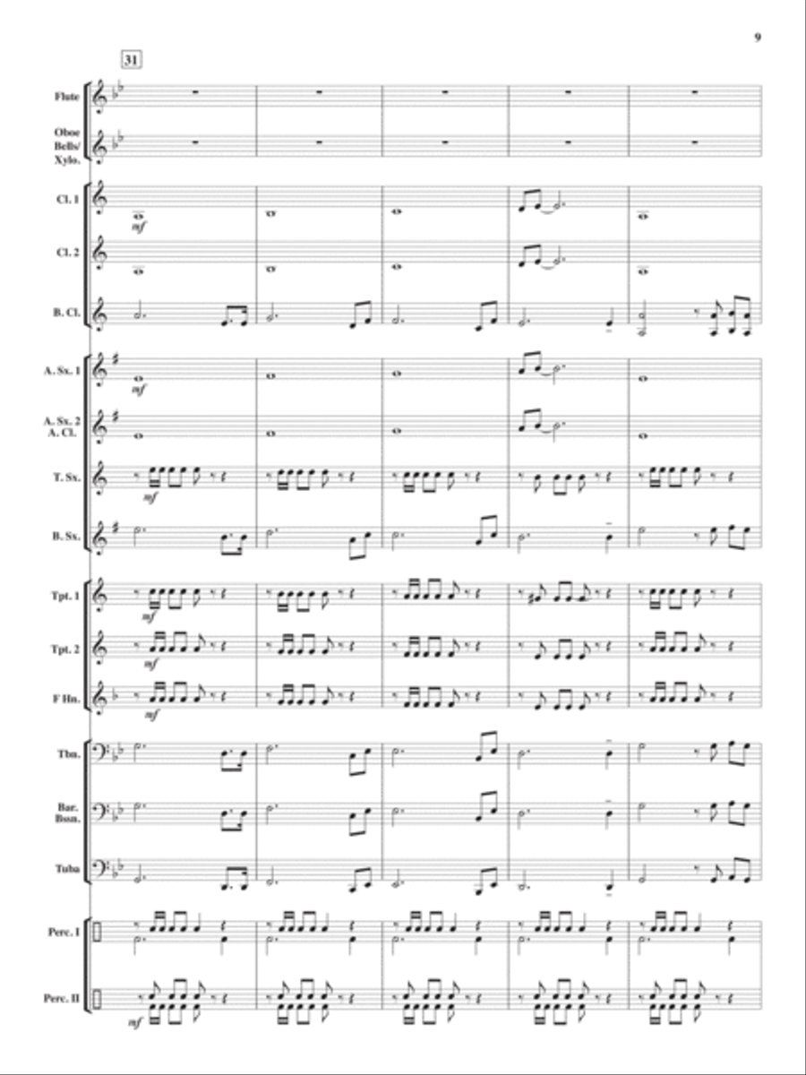 El Toro Rojo Grande Concert Band scores gallery preview page 8