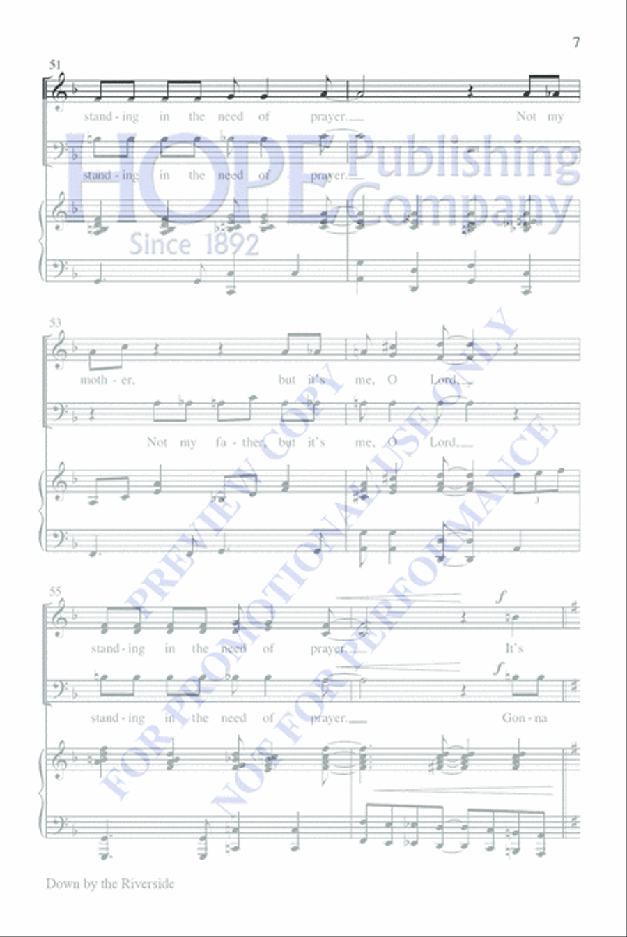 Gospel Greats 3-Part scores gallery preview page 8