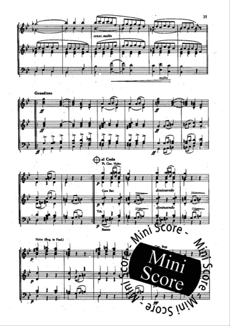Slavische Dansen no 1,6 en 8 Fanfare Band scores gallery preview page 27