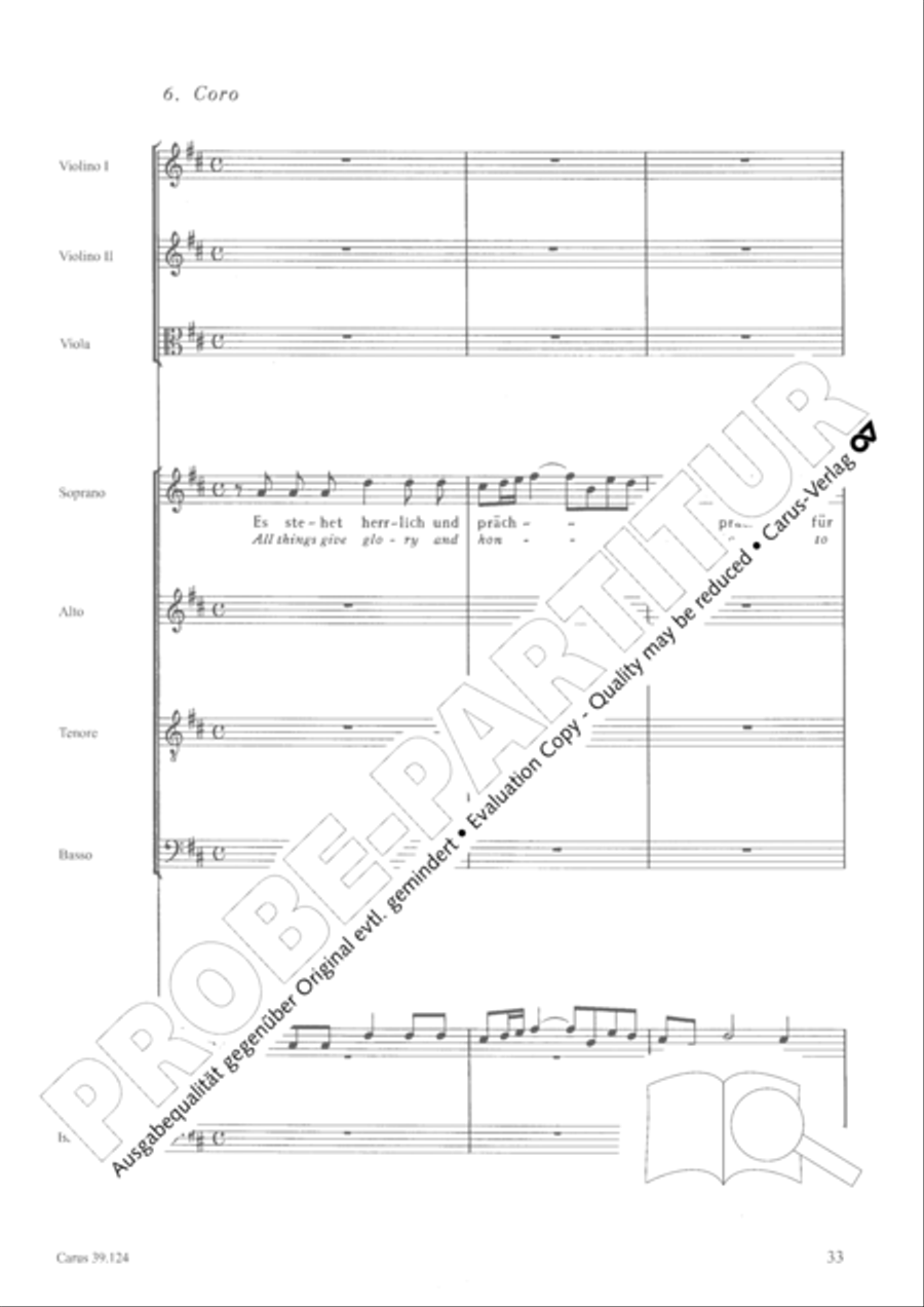 Sing to the Lord a new song (Singet dem Herrn ein neues Lied) 4-Part scores gallery preview page 34