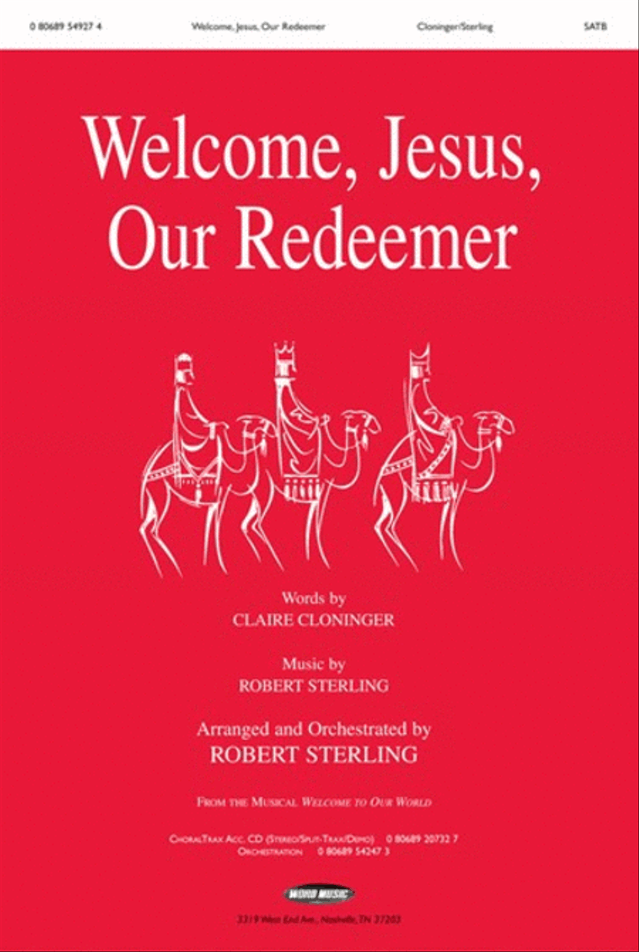 Welcome, Jesus, Our Redeemer - Anthem 4-Part scores gallery preview page 1