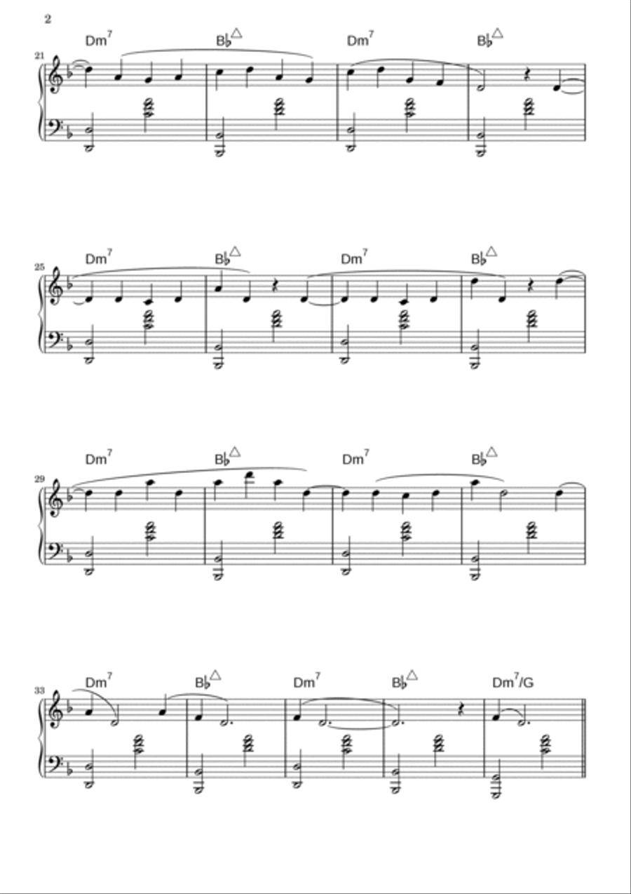Mellow Morrow Mellow Morrow Piano Solo scores gallery preview page 2
