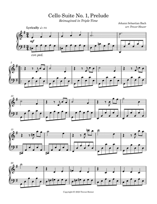 Bach’s Cello Suite No. 1, Prelude - Reimagined in Triple Time