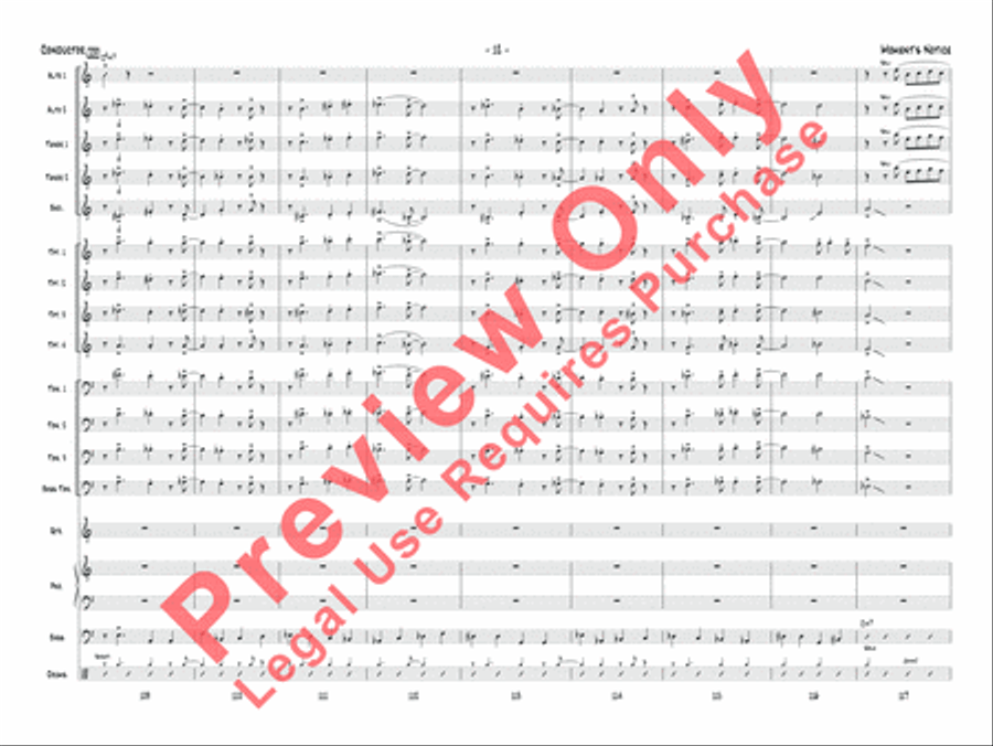Moment's Notice Jazz Ensemble scores gallery preview page 15