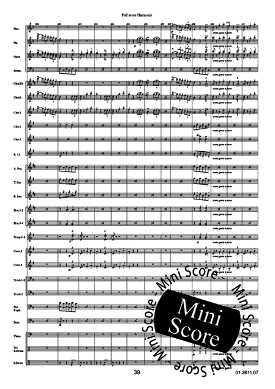 La Gazza Ladra La Gazza Ladra Concert Band scores gallery preview page 43
