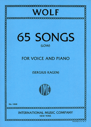Book cover for 65 Songs. (G. & E.) - Low