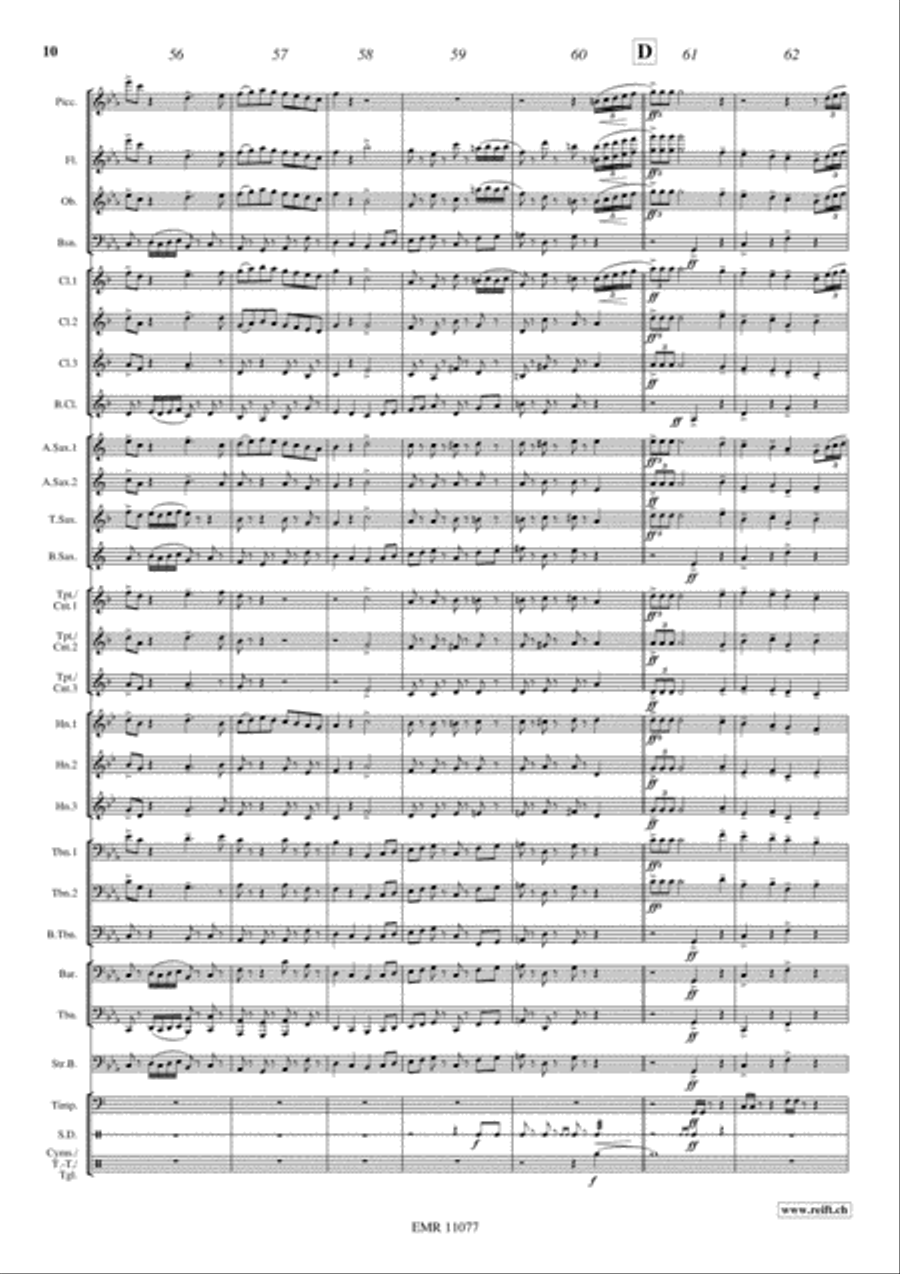 Epic March Concert Band scores gallery preview page 11