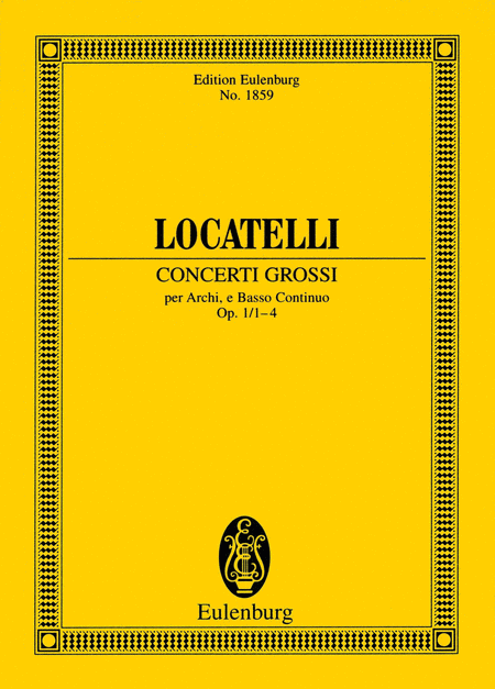 Concerti Grossi Op. 1, Nos. 1-4