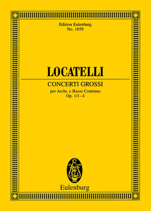 Book cover for Concerti Grossi Op. 1, Nos. 1-4