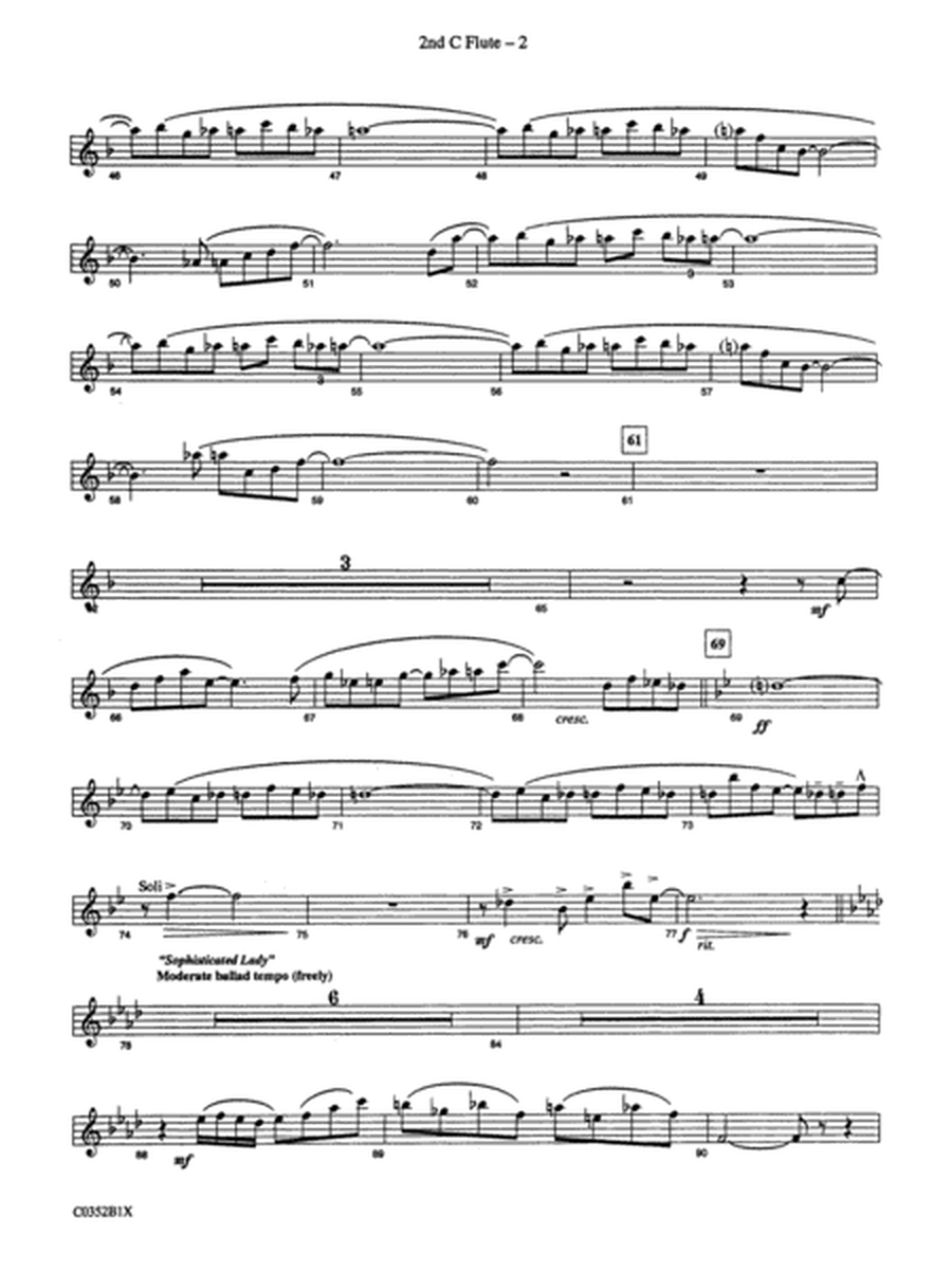 Duke Ellington! (Medley for Concert Band): 2nd Flute