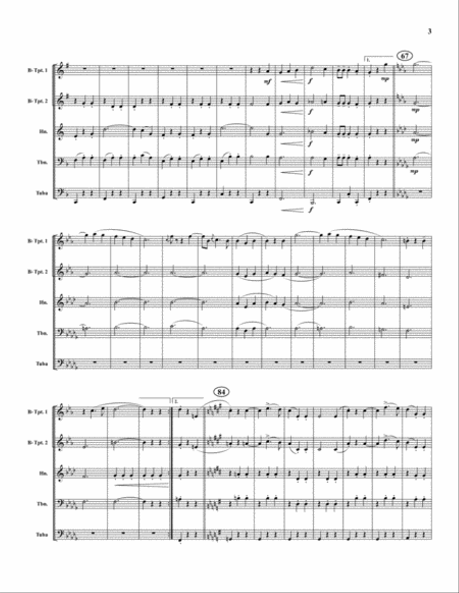 Blue Danube Brass Quintet scores gallery preview page 3